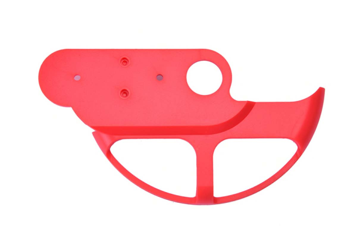 Brake disc cover, red